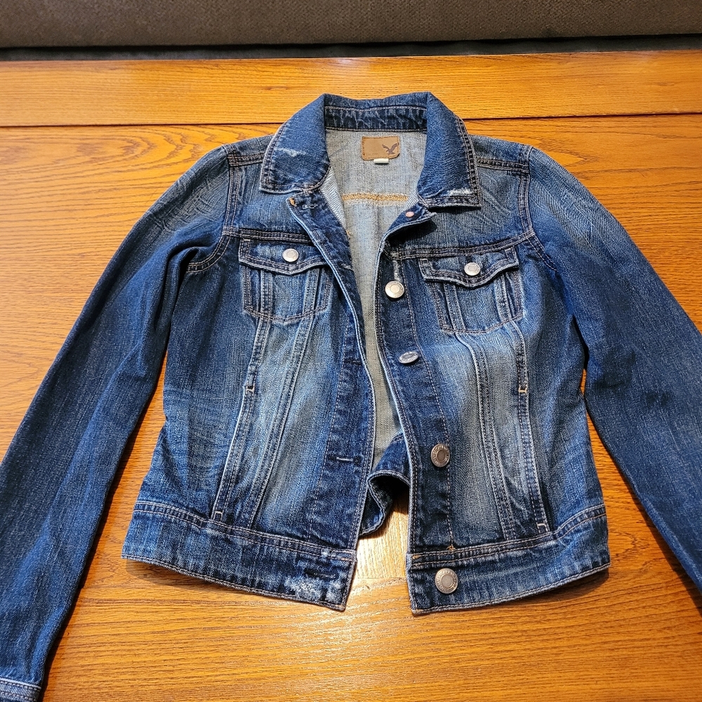 American Eagle  Blue Denim Jacket